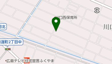 占部内科医院の地図画像