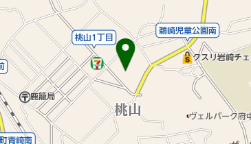 小山田内科医院の地図画像