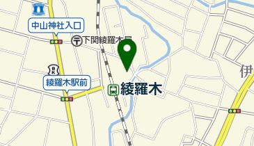 かわなか整形外科の地図画像