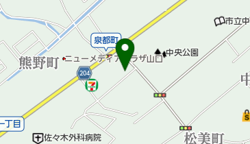 ササキクリニックの地図画像