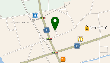 西條内科耳鼻科の地図画像