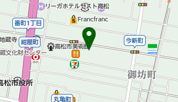 本多内科医院の地図画像