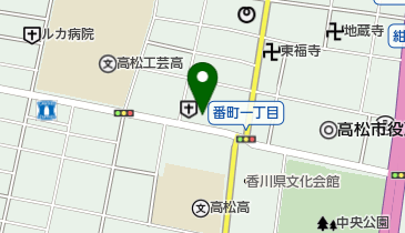真鍋医院の地図画像