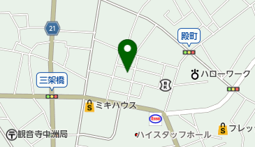 田中眼科医院の地図画像