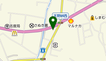 志度皮膚科クリニックの地図画像