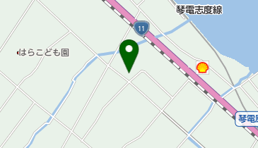 高本内科医院の地図画像