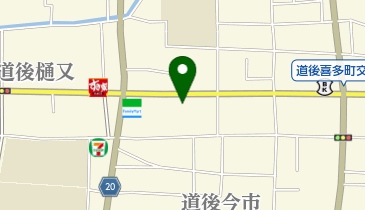 桑折皮膚科・内科の地図画像