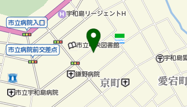 山中医院の地図画像