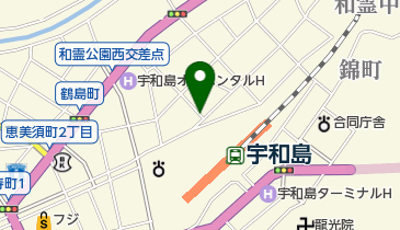 大畑皮膚科の地図画像