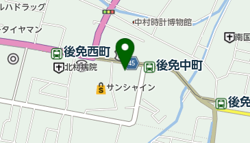 川田内科の地図画像