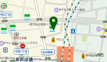 品川美容外科仙台院の地図画像