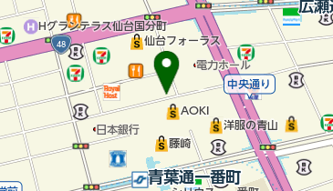 青葉通クリニックの地図画像
