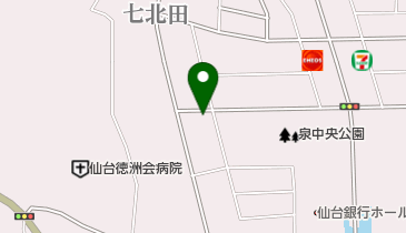 泉中央内科の地図画像