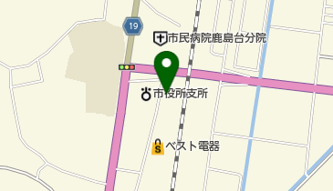 佐久間内科医院の地図画像