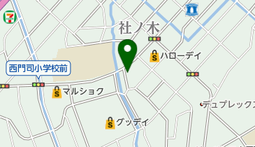 楢崎内科医院の地図画像