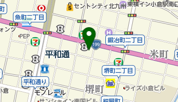 阪東医院の地図画像