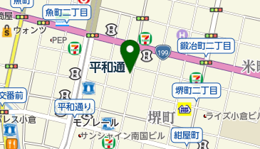 伊与田医院の地図画像