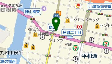魚町眼科診療所の地図画像