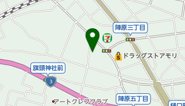 是此田内科医院の地図画像