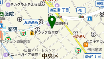 中野眼科医院の地図画像