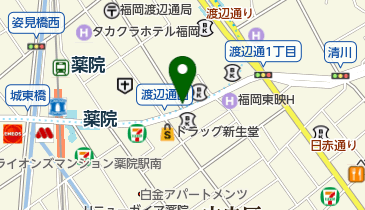 清沢眼科医院の地図画像