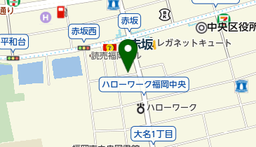 赤坂田中整形外科の地図画像