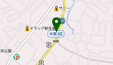 とみざわクリニック中尾の地図画像