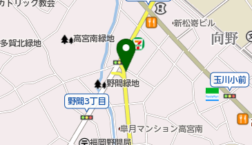 たかやま内科医院の地図画像