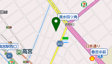 やの内科胃腸科クリニックの地図画像