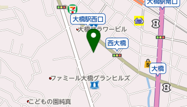 大山小児科医院の地図画像