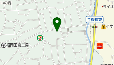 横山内科医院の地図画像