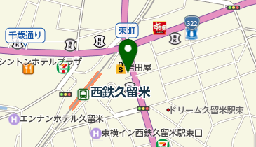 天神田中内科医院の地図画像