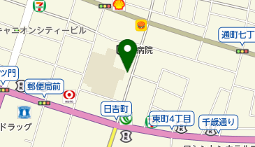 日吉いのうえ小児科の地図画像