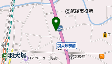 なかの内科消化器科医院の地図画像