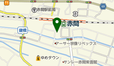 あかま整形クリニックの地図画像