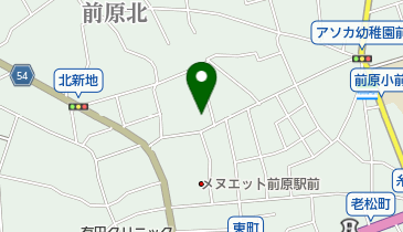 鎌田医院の地図画像