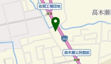 ながせ皮膚科の地図画像