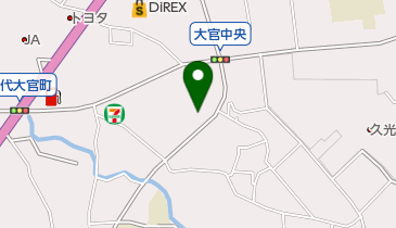 梁井眼科医院の地図画像