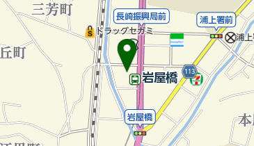 こうの眼科医院の地図画像