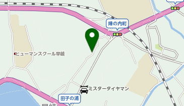 横山内科医院の地図画像