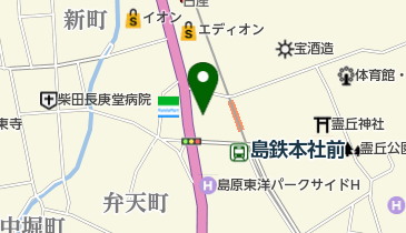 喜多内科医院の地図画像