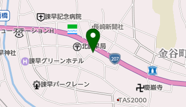 つのお内科の地図画像