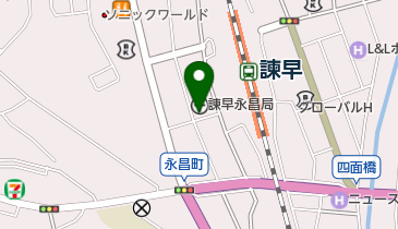 諫早西口ひろこ内科の地図画像