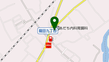 あだち内科胃腸科の地図画像
