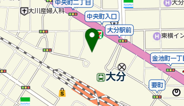 共立美容外科 大分院の地図画像