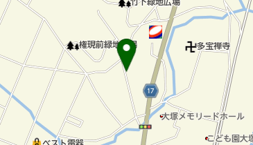 名越内科の地図画像