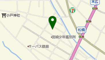 影山内科医院の地図画像