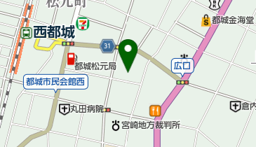 西浦医院の地図画像