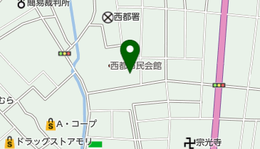 宇和田胃腸内科の地図画像