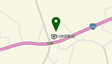 川井田医院の地図画像